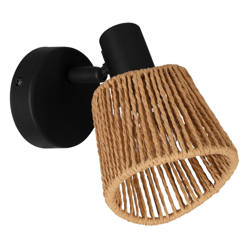 Eglo - Wand-Spotleuchte 1xE14/10W/230V schwarz/beige