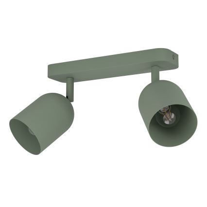 Eglo - Spotleuchte 2xE14/40W/230V grün