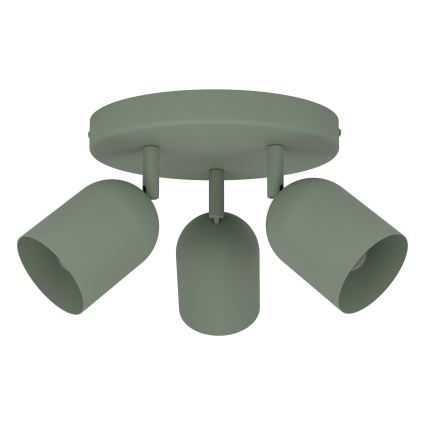 Eglo - Spotleuchte 3xE14/40W/230V Ø 25 cm grün