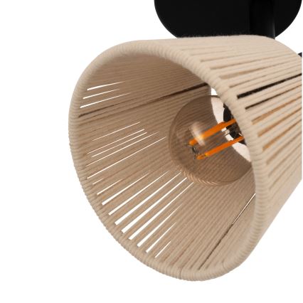 Eglo - Wand-Spot 1xE14/40W/230V beige/schwarz