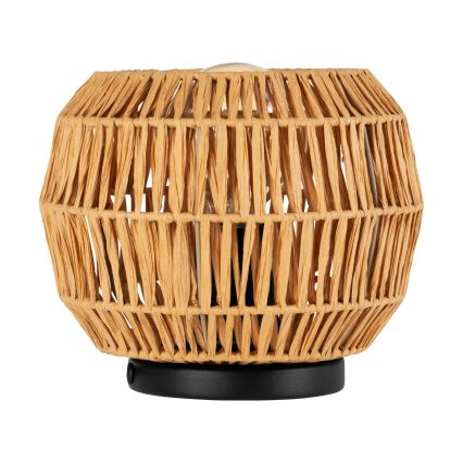 Eglo - Tischlampe 1xE27/40W/230V braun