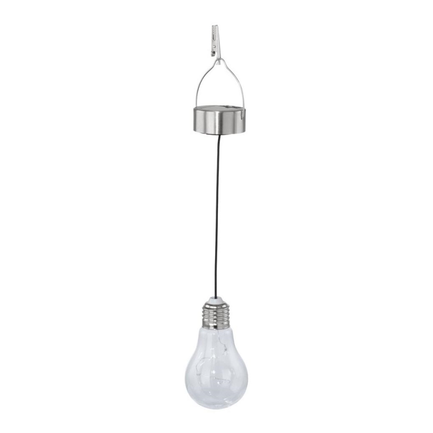 Eglo 48514 - LED Solar-Pendelleuchte LED/0,06W/1,2V 150mAh IP44 glänzendes Chrom