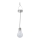 Eglo 48514 - LED Solar-Pendelleuchte LED/0,06W/1,2V 150mAh IP44 glänzendes Chrom