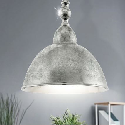 Eglo 49178 - Hängeleuchte an Kette EASINGTON 1xE27/60W/230V Ø 350 mm