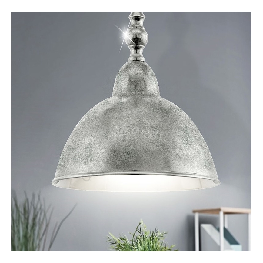 Eglo 49178 - Hängeleuchte an Kette EASINGTON 1xE27/60W/230V Ø 350 mm