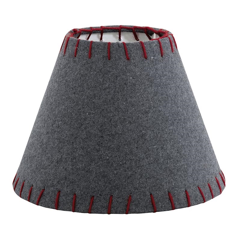 Eglo 49432 - Lampenschirm für Stehleuchte VINTAGE rot bestickt E14 d 20,5 cm