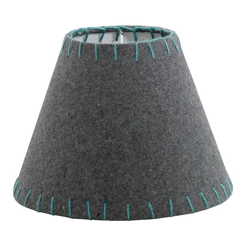 Eglo 49433 - Lampenschirm für Stehleuchte VINTAGE grün bestickt E14 d 20,5 cm
