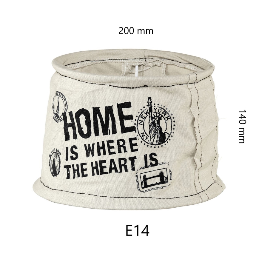 Eglo 49442 - Lampenschirm VINTAGE Pytel Home, für E14, Ø 20 cm