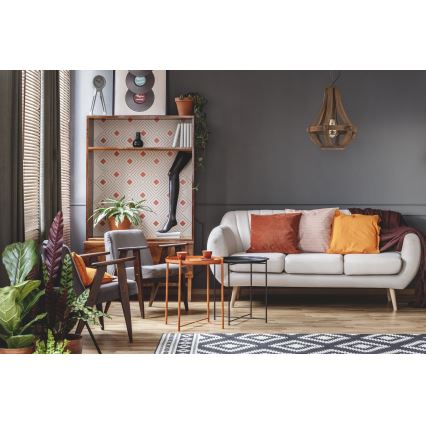 Eglo 49724 - KINROSS Hängeleuchte mit Kette 1xE27/60W