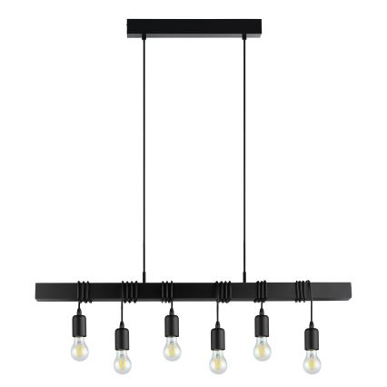 Eglo – Hängeleuchte TOWNSHEND 6xE27/60W/230V
