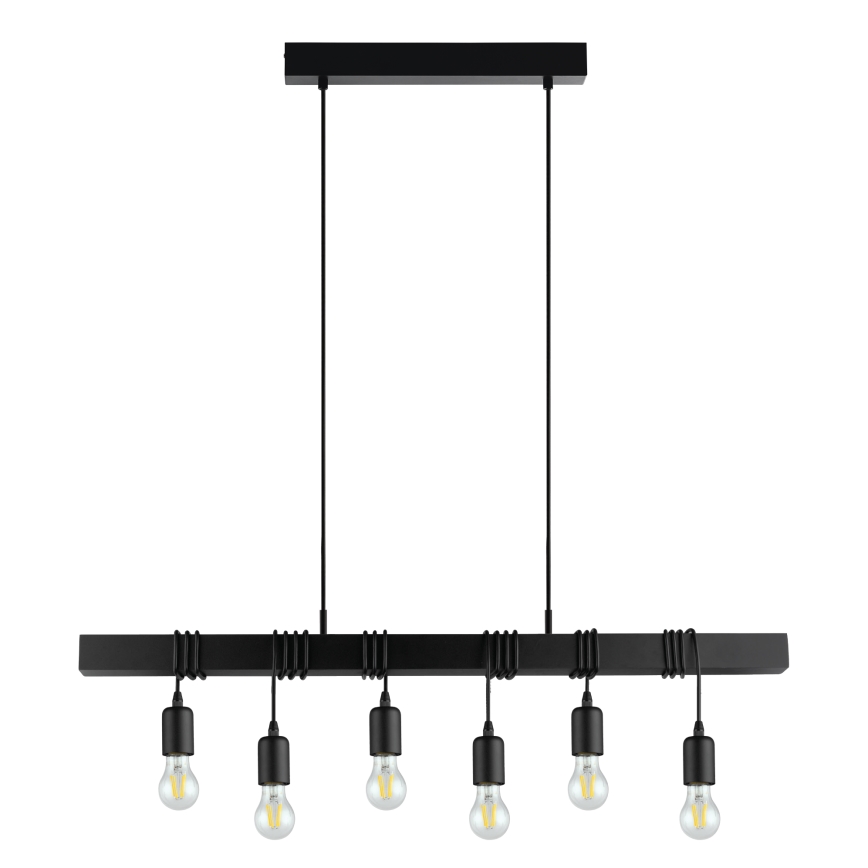 Eglo – Hängeleuchte TOWNSHEND 6xE27/60W/230V