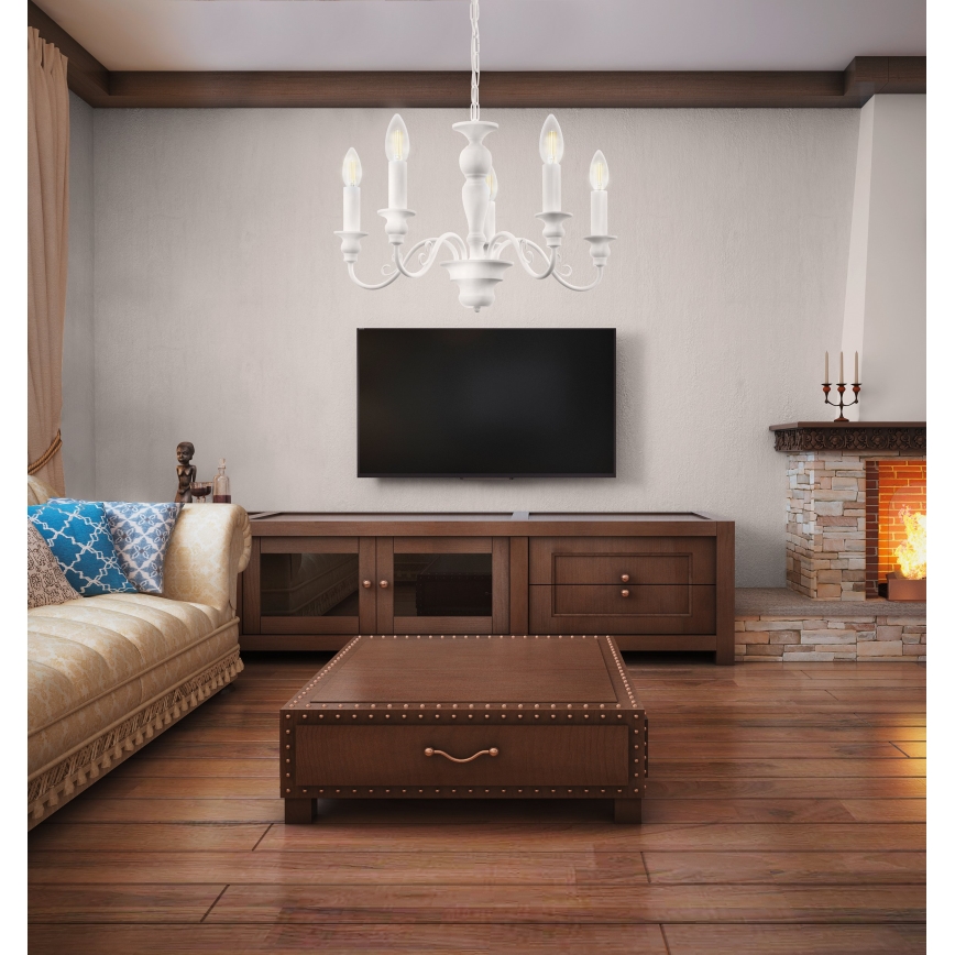 Eglo 49851 - Kronleuchter CAPOSILE 3xE14/40W/230V
