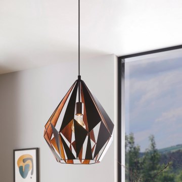 Eglo 49878 - Hängeleuchte CARLTON 1 1xE27/60W/230V