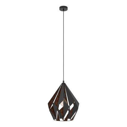 Eglo 49878 - Hängeleuchte CARLTON 1 1xE27/60W/230V