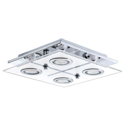 Eglo 54451 - LED Deckenleuchte CABO 4xGU10/3W/230V 29x29 cm