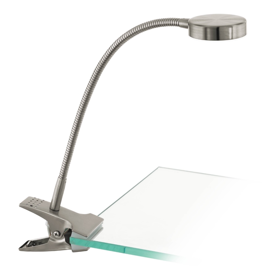Eglo 54648 - LED-Tischleuchte mit Klemme LED/4,5W/230V 3000K matt Chrom