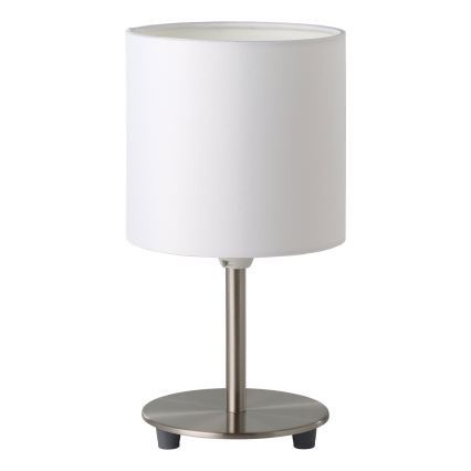 Eglo 54744 - Tischleuchte ANADIA 1xE14/40W/230V weiß/matt Chrom