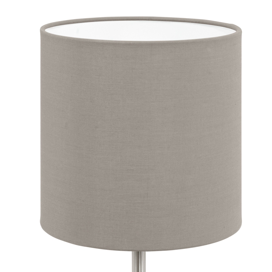 Eglo 54745 - Tischleuchte ANADIA 1xE14/40W/230V taupe/matt Chrom