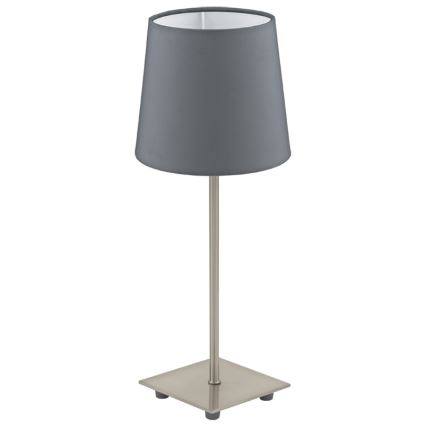 Eglo 54906 - LED-Tischleuchte 1xE14/6W/230V grau/matt Chrom