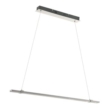 Eglo 55097 - Dimmbare LED-Pendelleuchte an Kabel, 2xLED/9W/230V, matt-chrom
