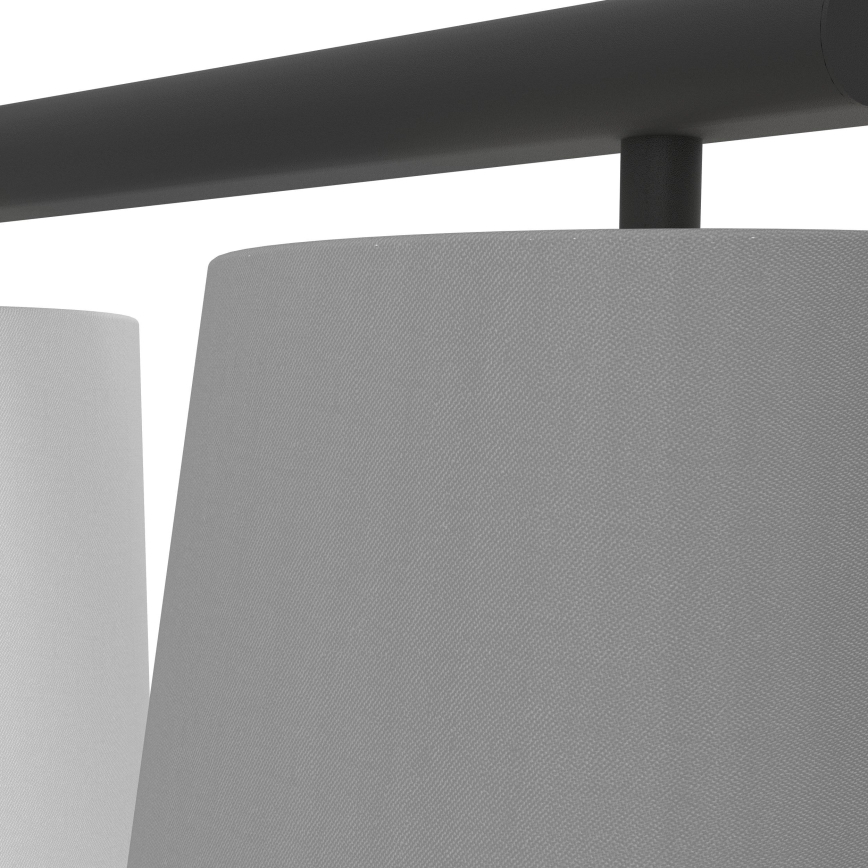 Eglo 55207 - Hängeleuchte ALMEIDA 3xE14/25W/230V grau