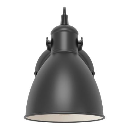 Eglo 55261 - Wandleuchte PRIDDY 1xE27/40W/230V schwarz