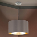 Eglo 55269 - Hängeleuchte MASERLO 1xE27/60W/230V braun