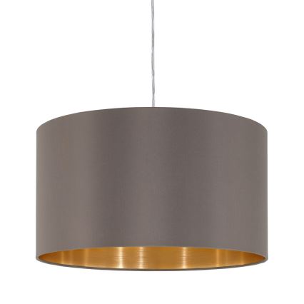 Eglo 55269 - Hängeleuchte MASERLO 1xE27/60W/230V braun