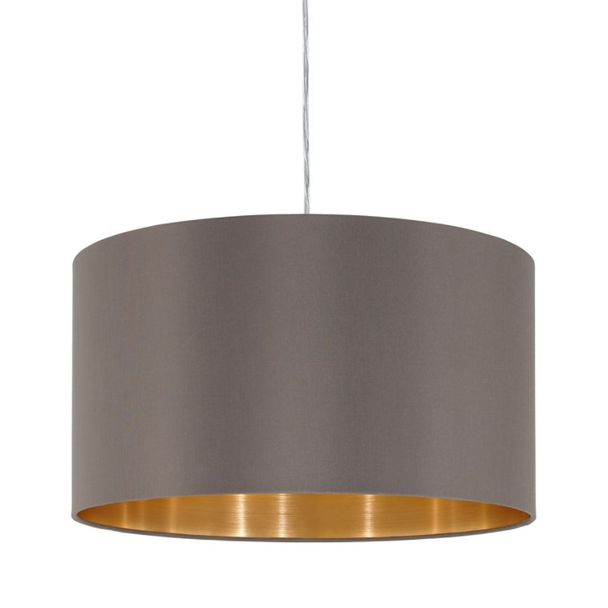 Eglo 55269 - Hängeleuchte MASERLO 1xE27/60W/230V braun