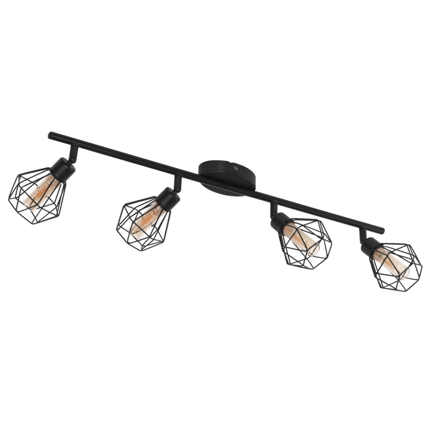 Eglo 55301 - LED-Deckenstrahler ZAPATA 4xG9/3W/230V schwarz