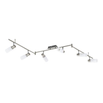 Eglo 55448 - LED Deckenleuchte 6xE14/4W/230V mattchrom