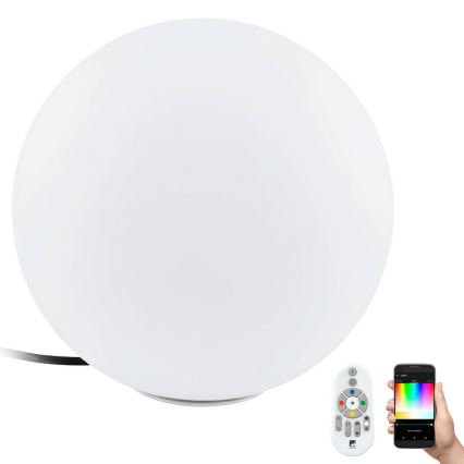 Eglo 55784 - LED-RGBW-Außenleuchte MONTEROLO-C 1xE27/9W/230V IP65 d 39 cm + Fernbedienung