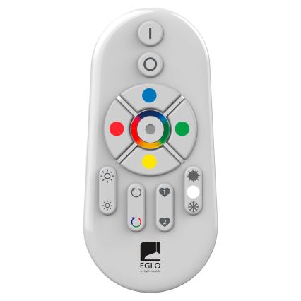 Eglo 55784 - LED-RGBW-Außenleuchte MONTEROLO-C 1xE27/9W/230V IP65 d 39 cm + Fernbedienung