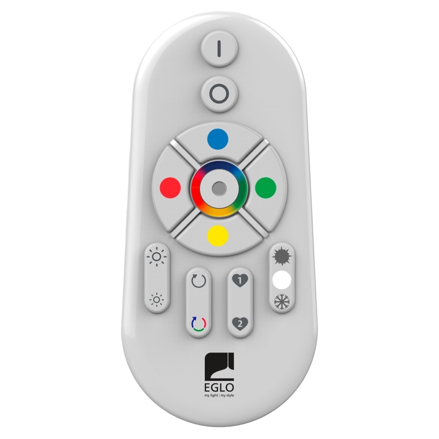 Eglo 55784 - LED-RGBW-Außenleuchte MONTEROLO-C 1xE27/9W/230V IP65 d 39 cm + Fernbedienung