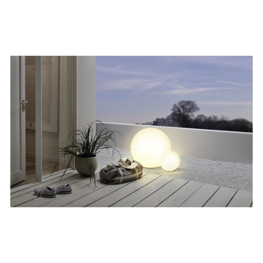 Eglo 55787 - LED-RGBW-Außenleuchte MONTEROLO-C 1xE27/9W/230V 2700-6500K IP65 d 39 cm + Fernbedienung