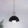 Eglo 56459 - Pendelleuchte CALMANERA an Kabel 1xE27/40W/230V schwarz