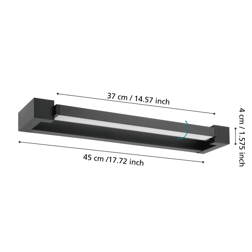 Eglo 56464 - LED-Spiegelbeleuchtung für Badezimmer GEMILIANA LED/8,9W/230V 4000K 45 cm IP44