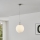 Eglo 63269 - Pendelleuchte an Kabel PIEDALE 1xE27/60W/230V Ø 35 cm mattchrom