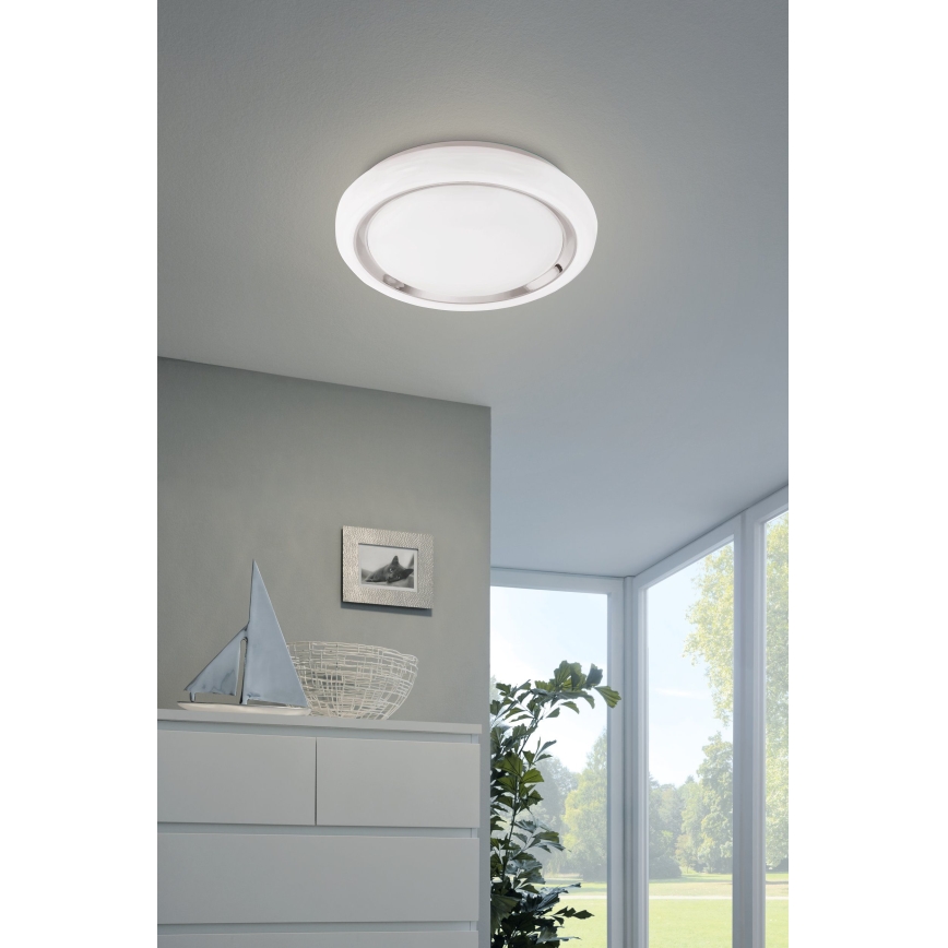 Eglo 64529 - Dimmbare LED-RGBW-Deckenleuchte CAPASSO-C LED/17W/230V weiß