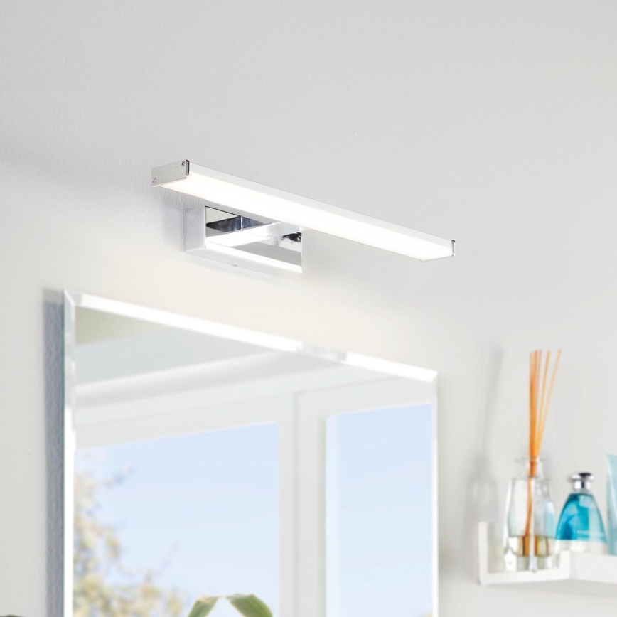 Eglo 74051 - LED-Spiegelbeleuchtung für Badezimmer GALENZANA LED/7,4W/230V 4000K 40 cm IP44 glänzendes Chrom