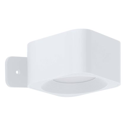 Eglo - Dimmbare, wiederaufladbare LED-Touch-Wandleuchte LED/5W/5V 2700/4000/6500K 2000 mAh weiß