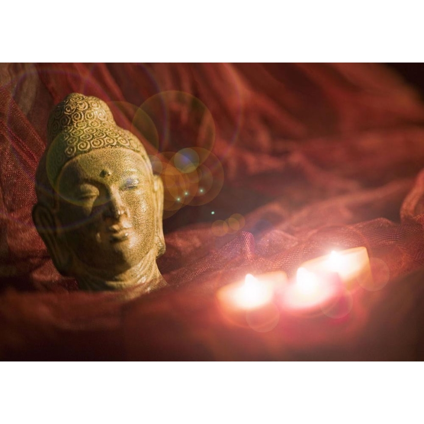 Eglo 75039 - LED-Beleuchtung dekoratives Bild BUDDHA 3xLED/0,02W/2xAA 30x45 cm