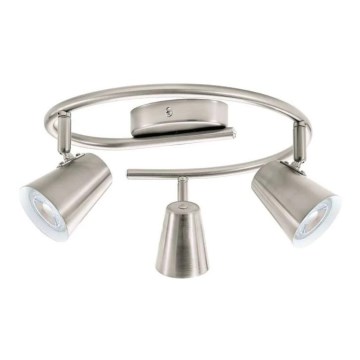 Eglo 75219 - LED-Spot TRAVALE 3xGU10/3W/230V mattchrom