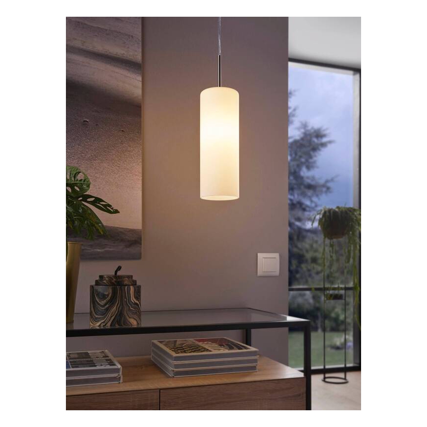 Eglo 75251 - LED RGB Dimmbare Hängeleuchte ELLUNO-C E27/7,5W/230V