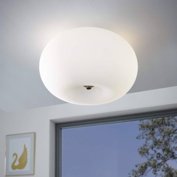 Eglo 75353 - Dimmbare LED-RGBW-Deckenleuchte OPTICA-C 2xE27/7,5W/230V d 35 cm + Fernbedienung