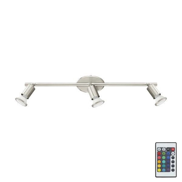 Eglo 75385 - Dimmbarer LED-RGB-Strahler BUZZ-C 3xGU10/4W/230V + Fernbedienung