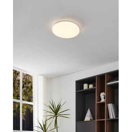 Eglo - LED-Deckenleuchte mit Bewegungssensor LED/15,5W/230V 3000K d 33 cm weiß
