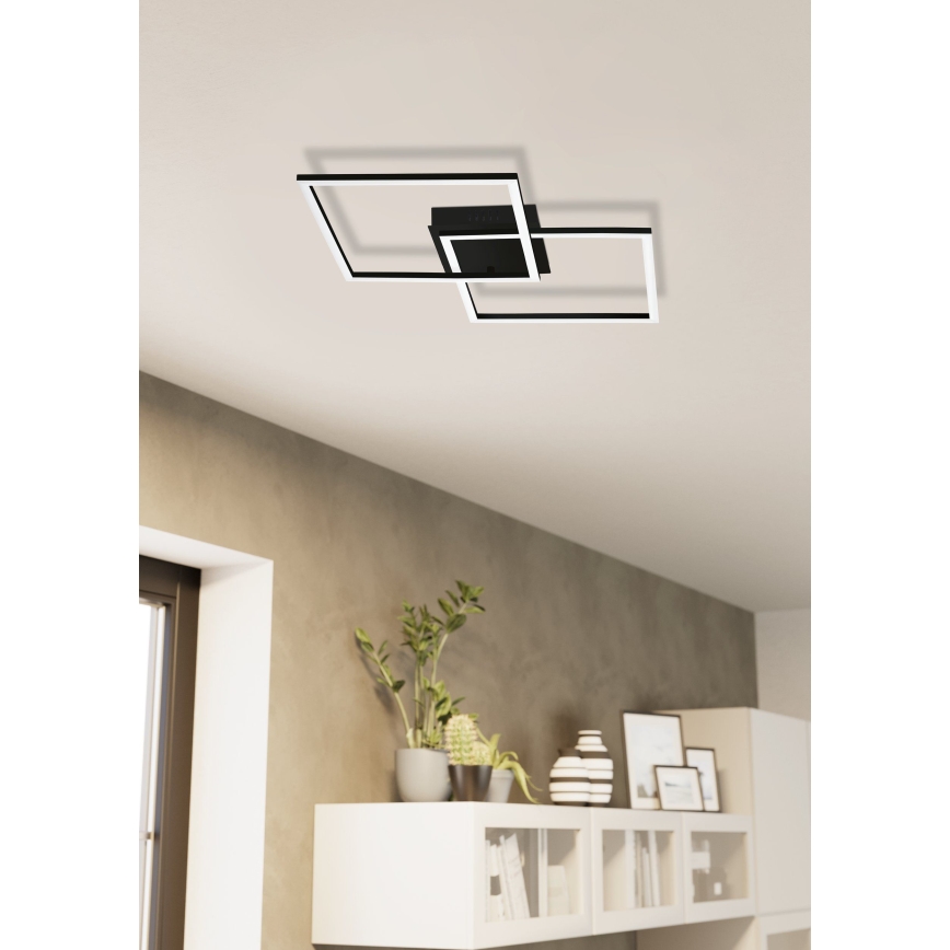 Eglo – Dimmbare LED-Deckenleuchte LED/28W/230V 3000-6500K +  Fernbedienung