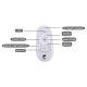 Eglo – Dimmbares LED-Paneel LED/25W/230V 2700-5000K + Fernbedienung