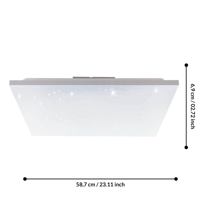 Eglo 75618 - LED-Anbaupanel CALEMAR-S LED/32W/230V 4000K 60x60 cm